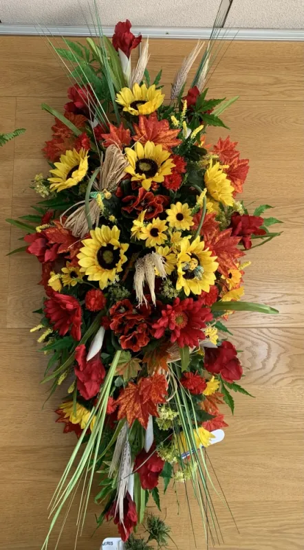 Vente de dessus de cercueils en fleurs artificielles à Yssingeaux