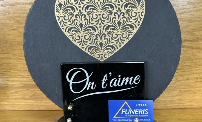 Plaques funéraires, entre tradition et modernité., Yssingeaux, Pompes Funèbres Celle